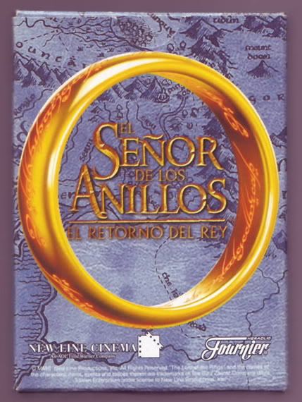 058 - Baraja de cartas españolas del señor de los anillos