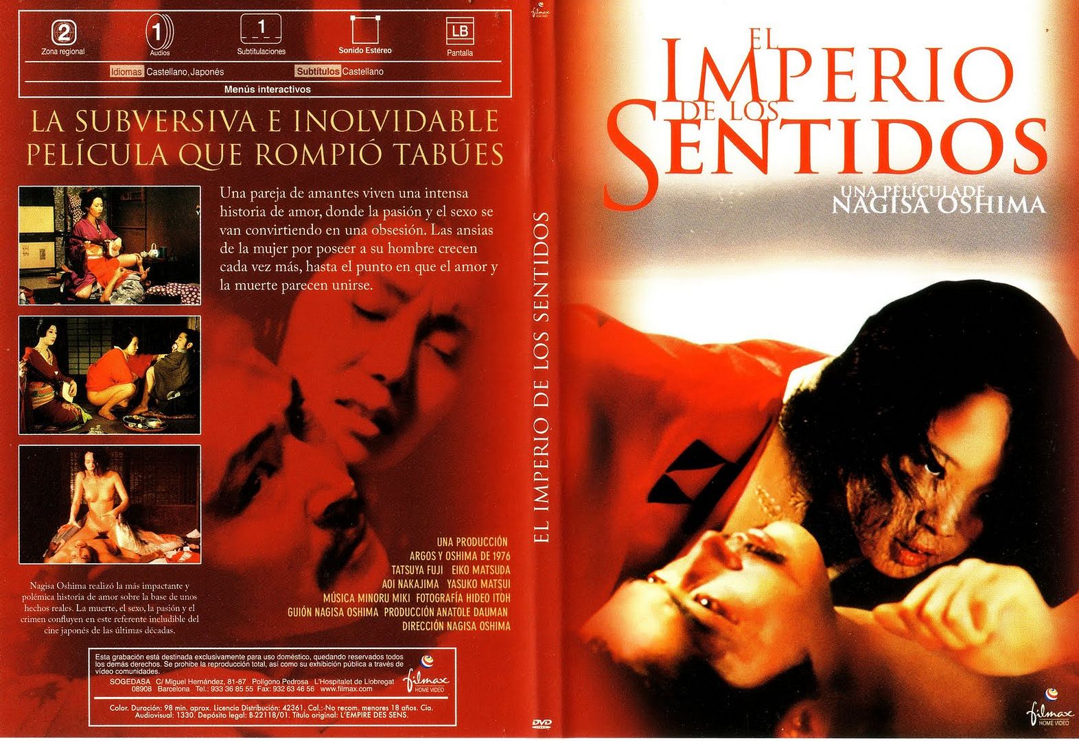 0 94 - El imperio de los sentidos Dvdrip Español (1976) Drama Erotico
