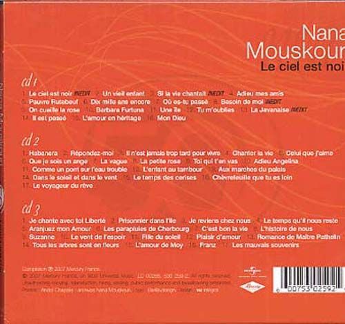 0600753025925xv - Les 50 plus belles chansons de Nana Mouskouri