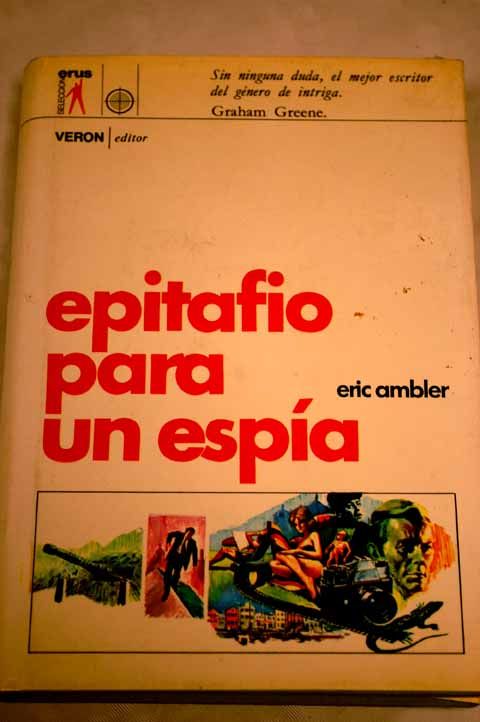 1 791 - Epitafio para un espía - Eric Ambler