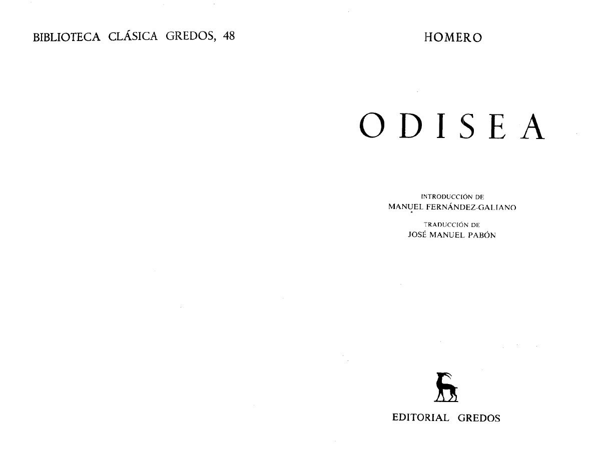 1 62abcdb3f6 - La Odisea - Homero (Gredos)