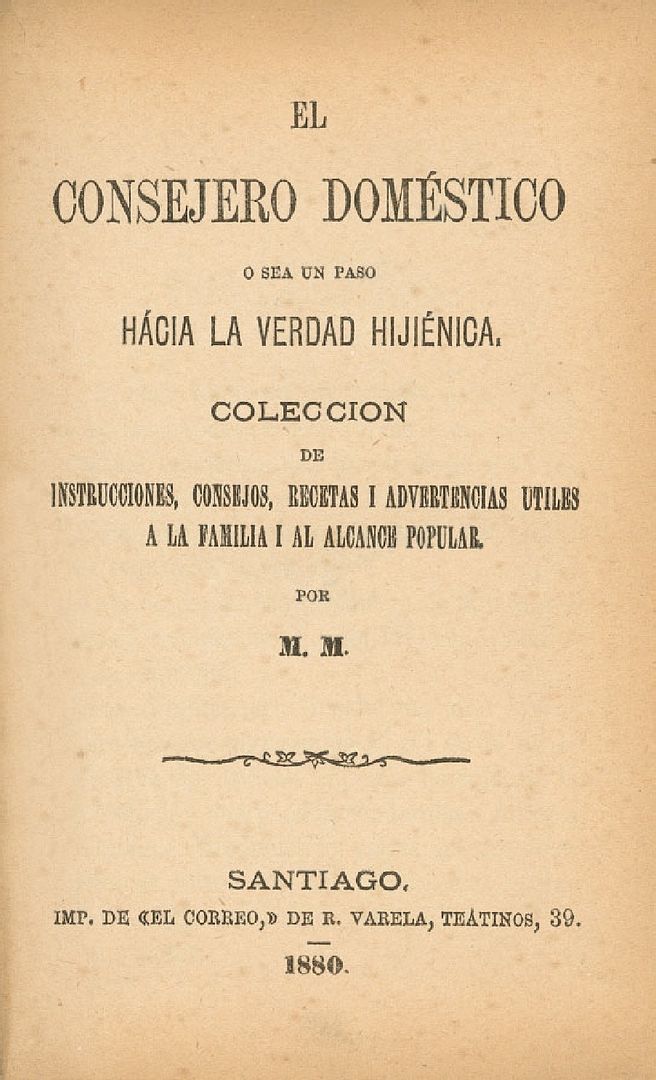 1 dce7faabe0 - El consesejero domestico, por M.M., año 1880