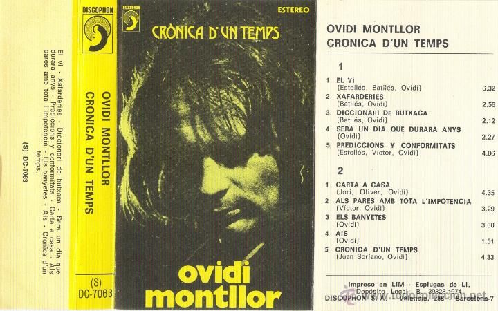 42162804 - Ovidi Montllor - Crònica D'un Temps