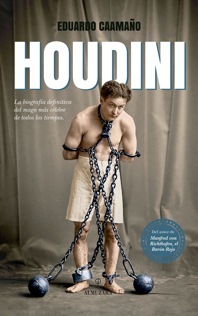 9788416392995 portada - Houdini la biografía definitiva del mago más célebre de todos los tiempos - Eduardo Caamaño (Audiolibro Voz Humana)
