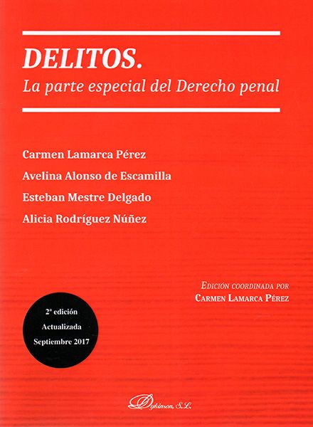 9788491483250 1 - Delitos. La parte especial del derecho penal VA