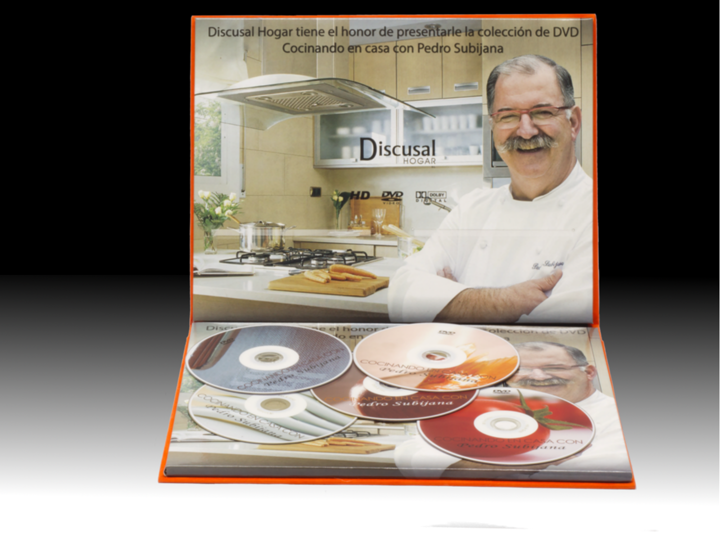 Dvd cocina - Pedro Subijana Cocinando en casa (4 Dvds)
