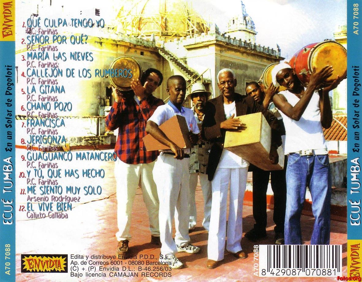 Ecue Tumba En Un Solar De Pogoloti Del 2003 Trasera - Ecue Tumba - En un Solar de Pogoloti (2003)