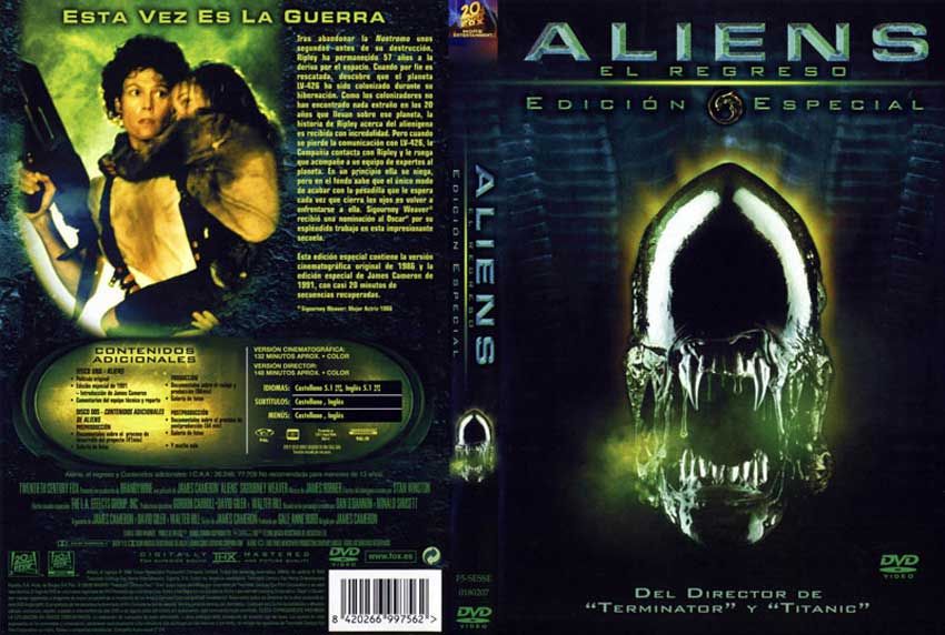 Enali2 carat - Aliens 2 El Regreso HDrip 1080p Español (1986) Terror Ciencia Ficción