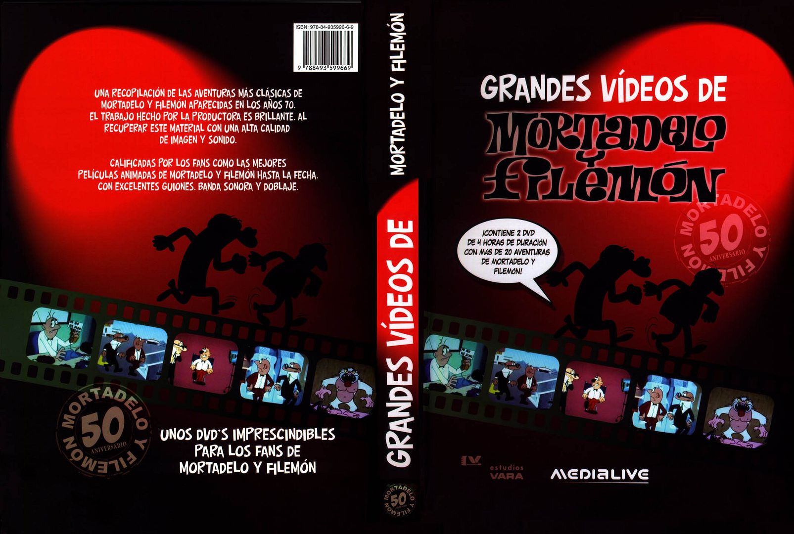 Grandes Videos De Mortadelo Y Filemon Caratula - Mortadelo y Filemón : Grandes Vídeos