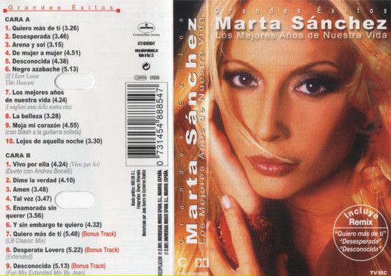 R 6422480 1418832672 1751 - Marta Sánchez ‎– Los Mejores Años De Nuestra Vida (Grandes Éxitos)