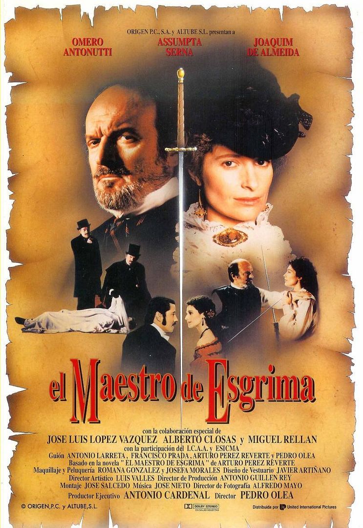 el maestro de esgrima 136238510 large - El Maestro de Esgrima Dvdrip Español (1992) Drama