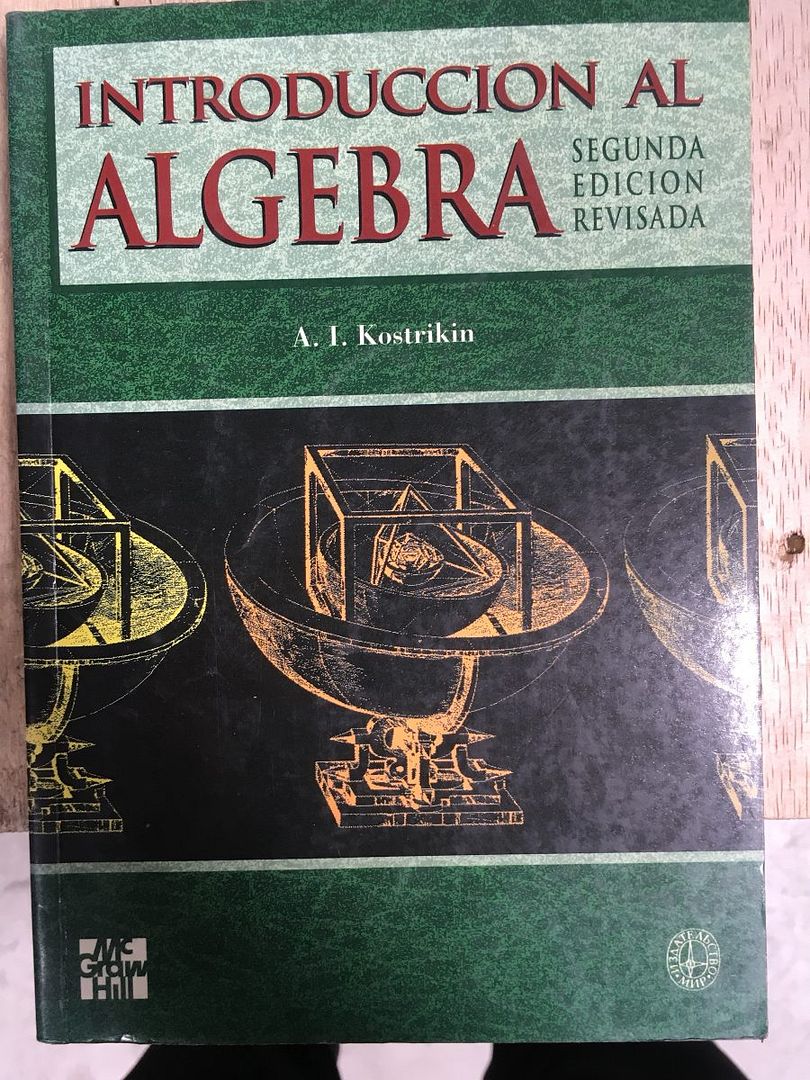 introduccion al algebra de kostrikin D NQ NP 819839 MEC26714790162 012018 F - Introduccion al Algebra - Kostrikin (Editorial MIR)