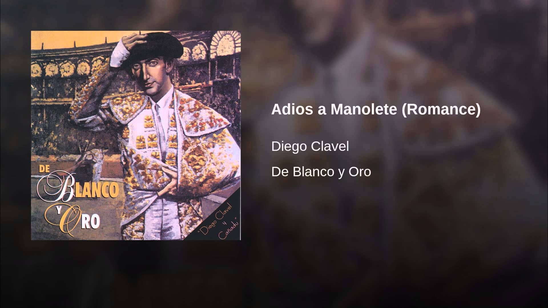 maxresdefault 41 - Diego Clavel Y Cañadú ‎– De Blanco Y Oro (Poema Sinfónico-Flamenco A Manolete)