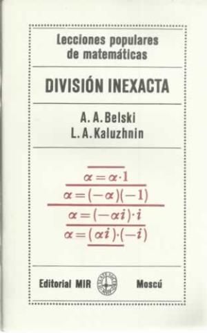 md22667744903 - Division Inexacta - A. Belski (Editorial MIR)
