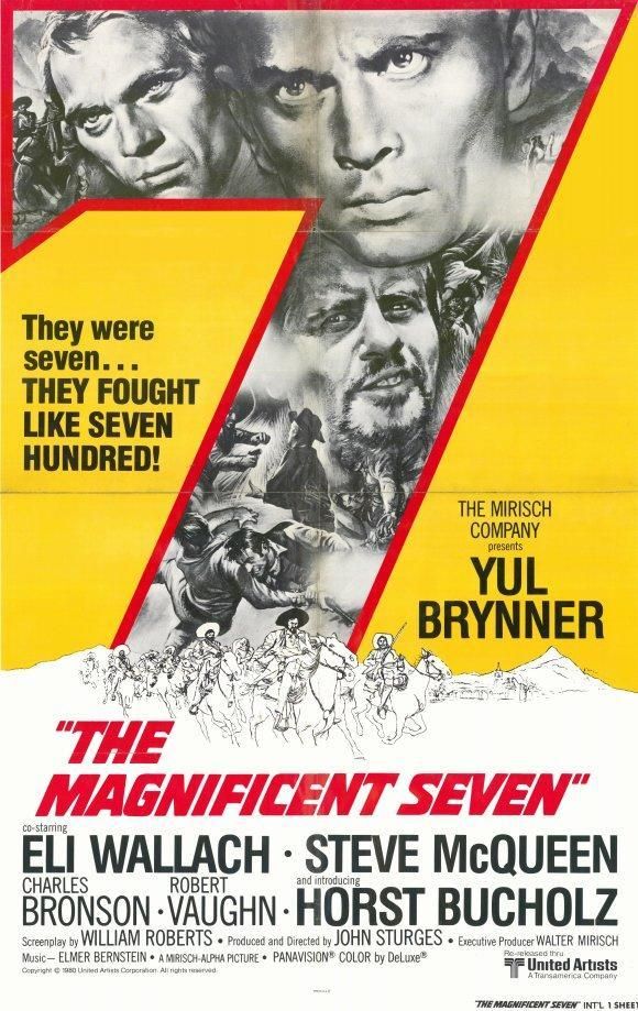 the magnificent seven 667963632 large - Los siete magníficos (1960) Western. Aventuras