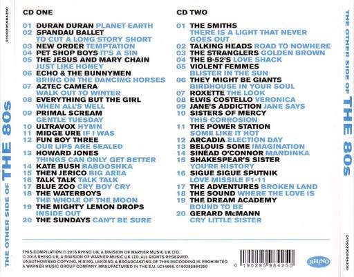 va the other side of the 80s 2016 back cover 224027 - The Other Side Of The 80s (2016) VA