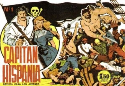 w 423 capitan hispania el creo 1959 1 - Capitán Hispania (Editorial Creo) (Colección Completa)