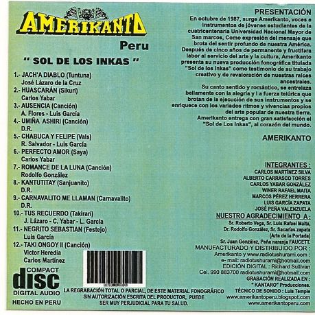 01 16 - Amerikanta - Sol de los Inkas