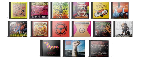 01 2 - Los autenticos decadentes: Discografia