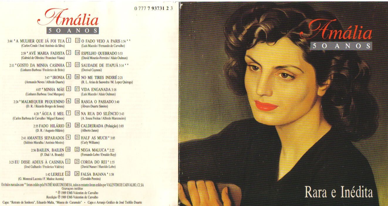 10ermg4 - Amalia Rodrigues - Amalia 50 años Rara E Inedita