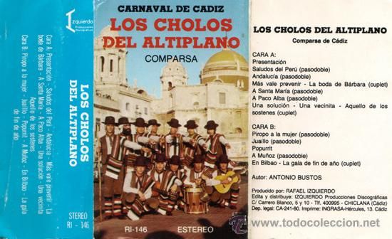 1 144 - Comparsa Carnaval de Cadiz: Los cholos del altiplano (1980)