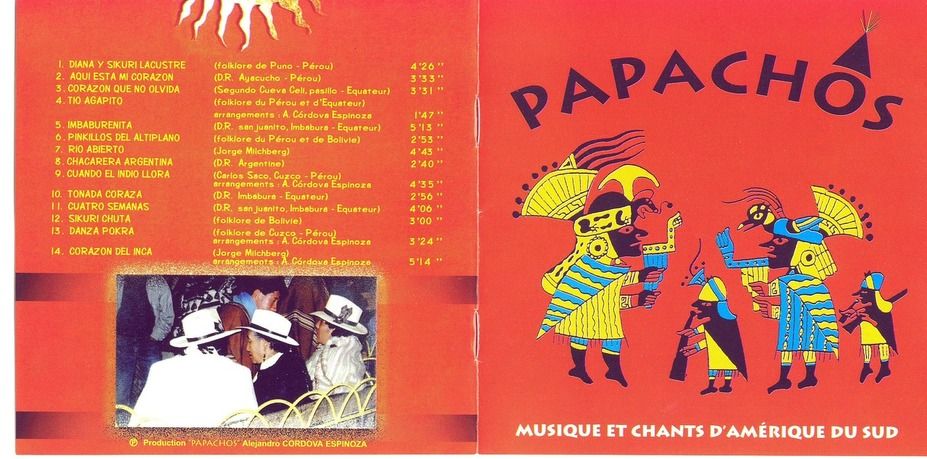 1 168 - Papachos - Musique Et Chants D'amerique Du Sud