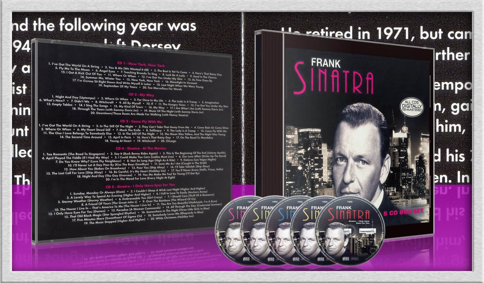 1 187 - Frank Sinatra – CD Box Set (Remastered)