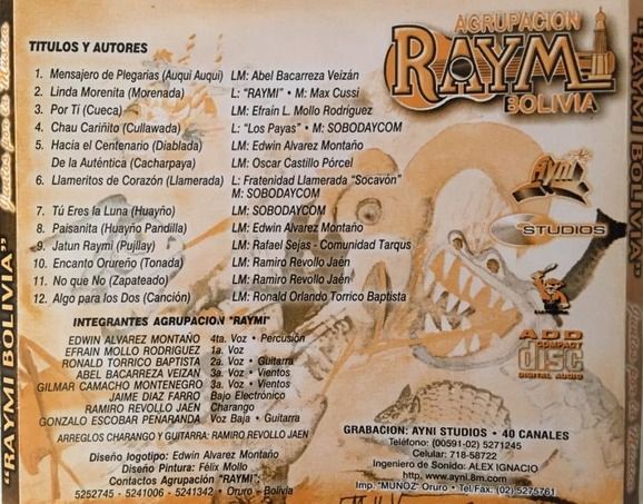 2 44 - Raymi Bolivia - Juntos por la musica