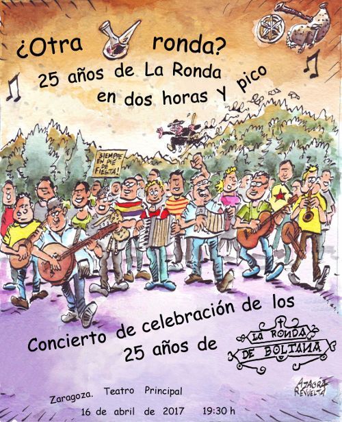 36319 g - La Ronda de Boltaña - Concierto 25 Aniversario Teatro Principal (ZARAGOZA) (2017)