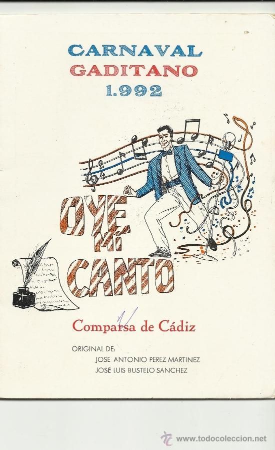 38734712 - Comparsa Carnaval de Cádiz: Oye Mi Canto (1992)
