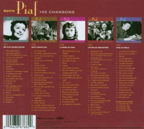 51xXDT jwlL - Edith Piaf - Les 100 plus belles chansons (5CD)