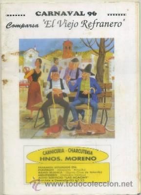 54407995 - Comparsa Carnaval de Cádiz: El Viejo Refranero (1996)