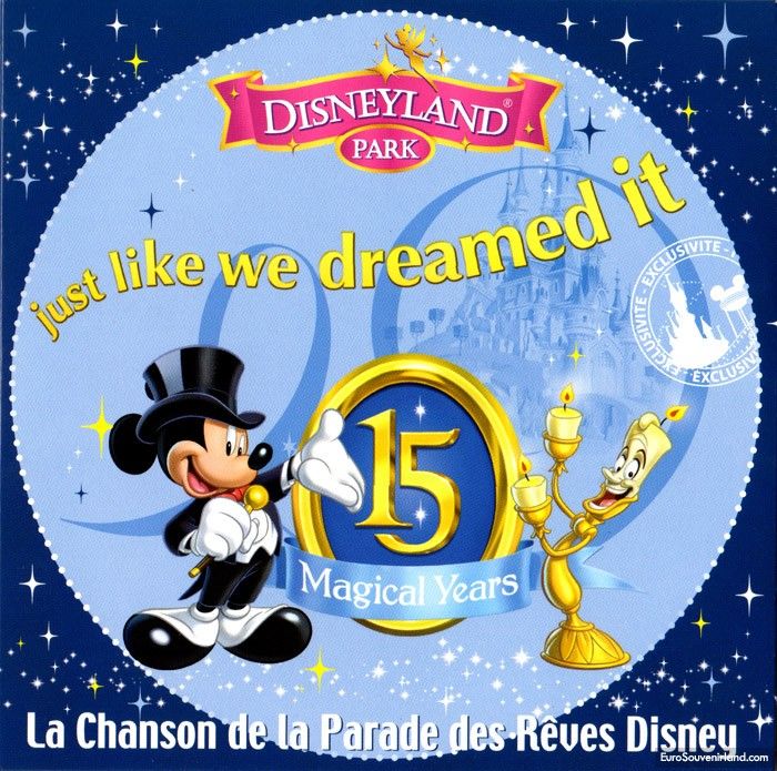 CD 2007 Dreamed 01 01 - Disneyland Resort Paris (15 Aniversario)