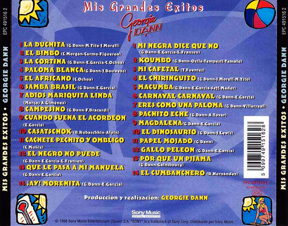 Georgie2BDann2B 2BMis2BGrandes2BExitos2B2527199825272BBack - Georgie Dann - Mis Grandes Exitos