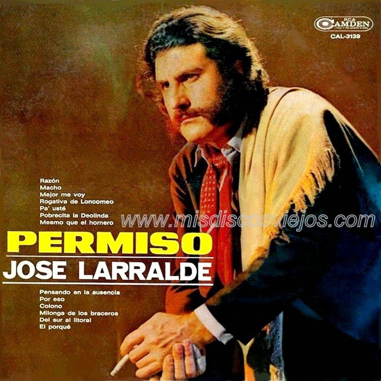 JOSELARRALDE Permiso Tapa - José Larralde - Permiso 1968