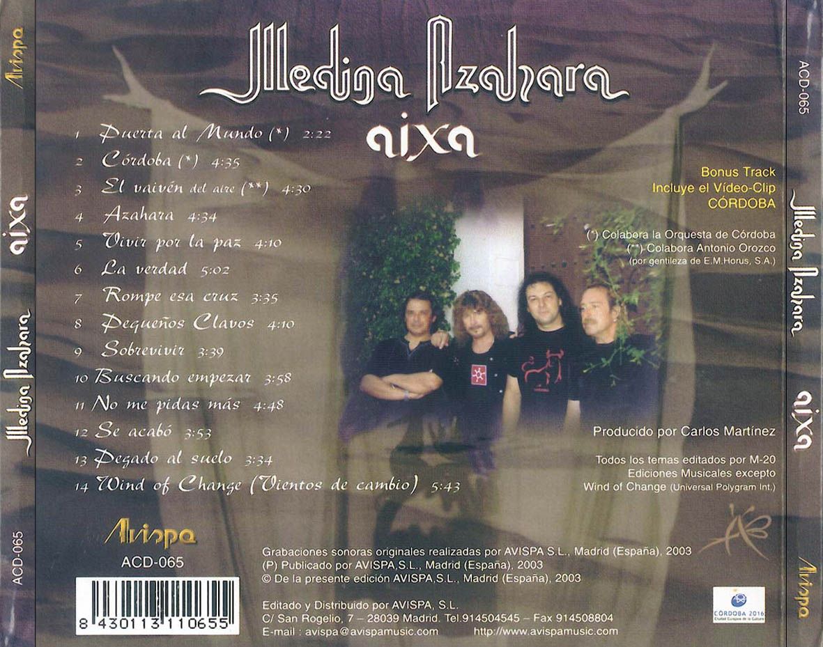 Medina Azahara Aixa Trasera - Medina Azahara - Aixa (2003)
