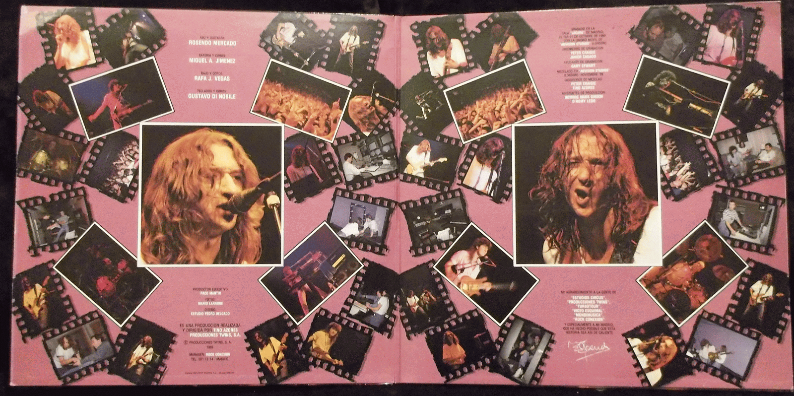 Rosendo Directo interior - Rosendo Y Leño: Discografia Completa (25 Cds)