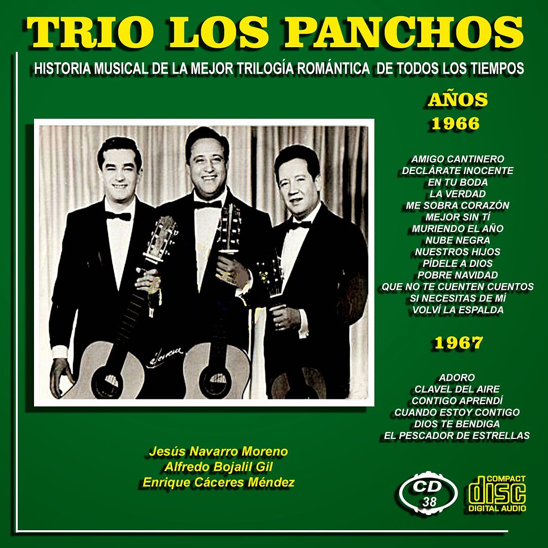 TrC3ADo2BLos2BPanchos2B 2BHistoria2BMusical2BCD382B 2BFront - Trío Los Panchos - Historia Musical CD38
