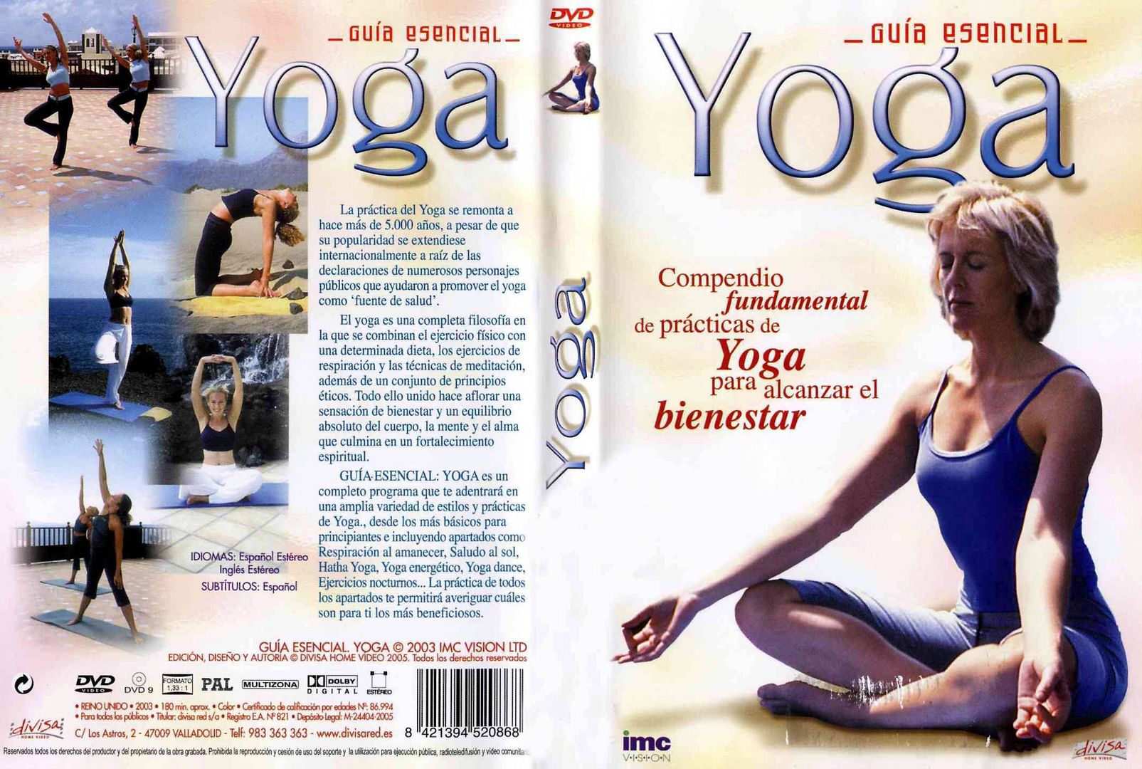 Yoga Guia Esencial Caratula - Guia Practica De Yoga Dvdrip Español (2003)