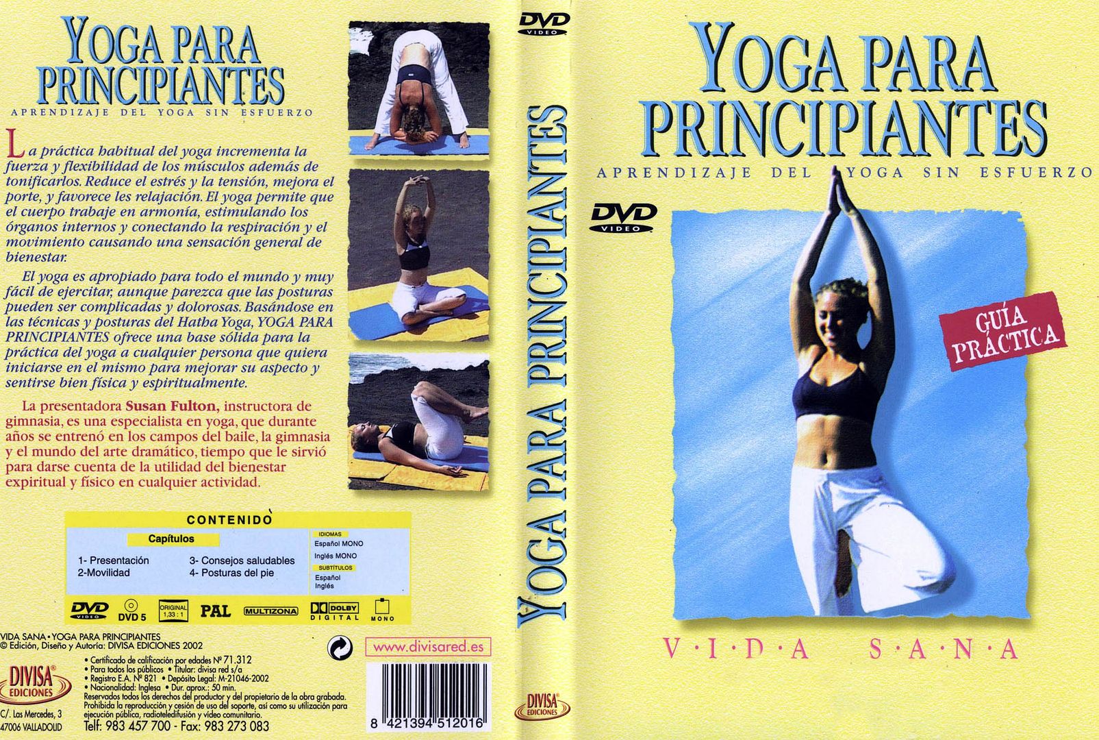 Yoga Para Principiantes Caratula - Yoga Para Principiantes Dvdrip Español (2005)