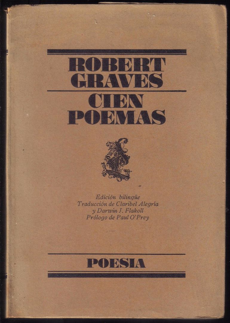 cien poemas de robert graves edicion bilingue 849511 MLA20576101250 022016 F - Cien poemas - Robert Graves