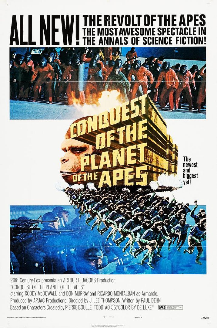 conquest of the planet of the apes 829196980 large - La rebelión de los simios Dvdrip Español (1972) Ciencia Ficción