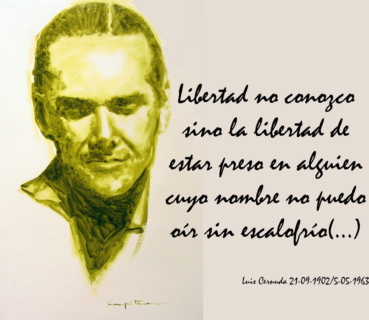 luis cernuda disec3b1o - La memoria fértil: Luis Cernuda. El deseo existe, la realidad extingue
