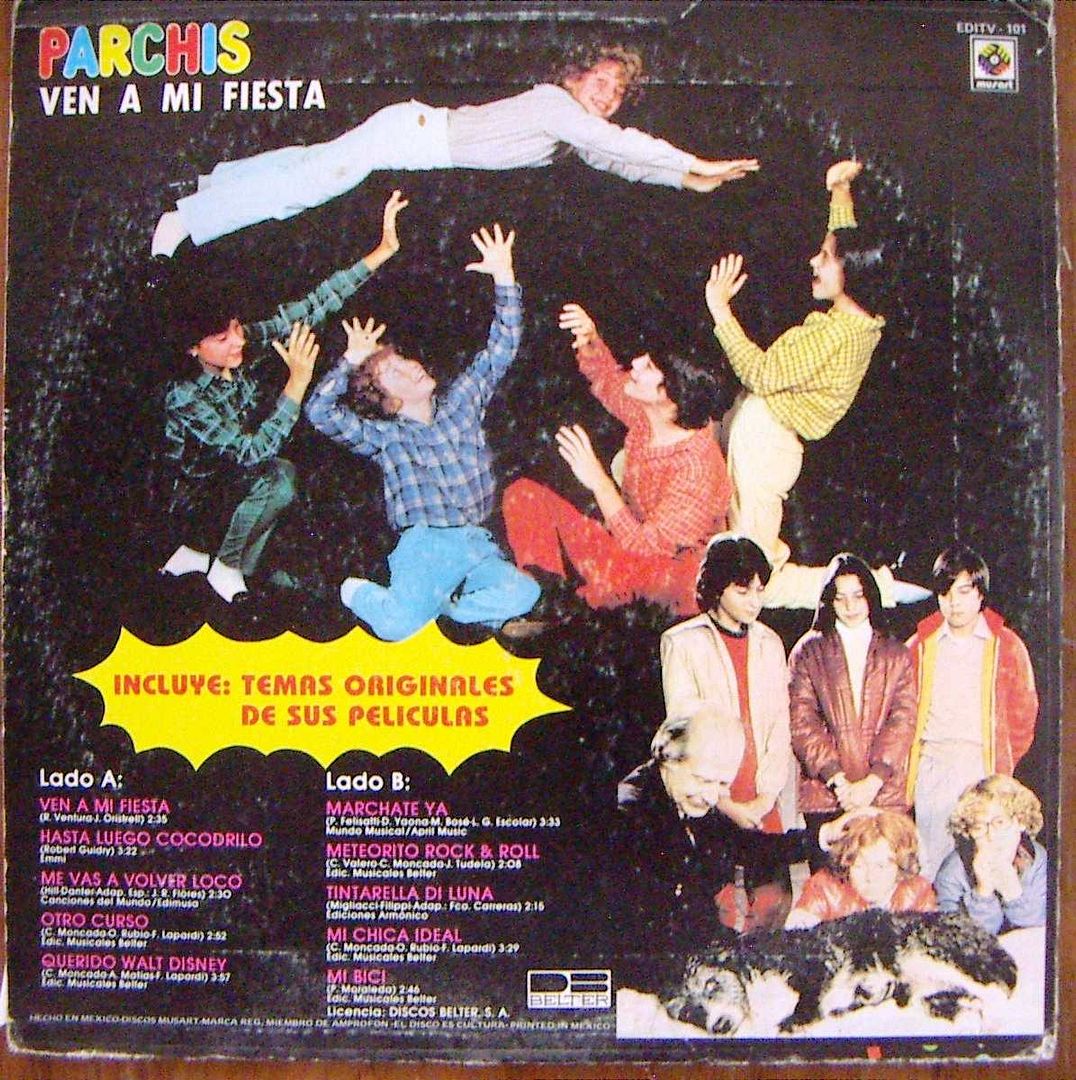 parchis ven a mi fiesta lp 12 D NQ NP 3777 MLM63917595 9415 F - Parchis - Ven a mi fiesta (1982)