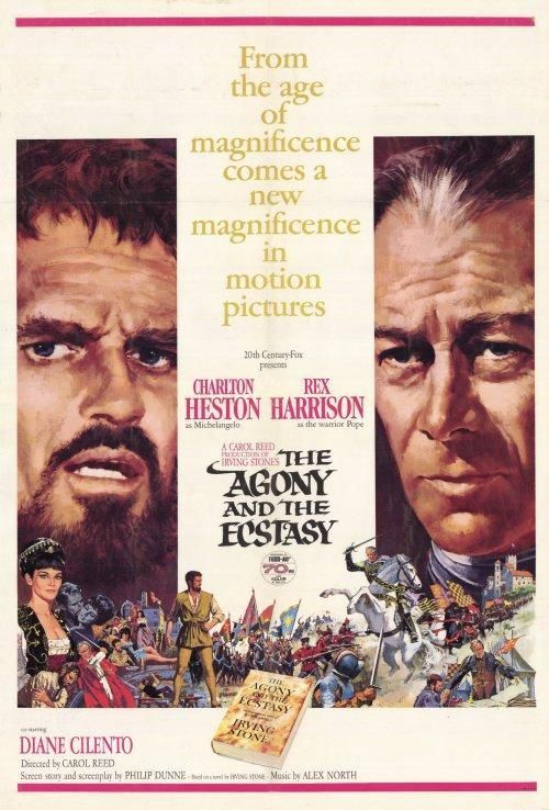 the agony and the ecstasy 692548472 large - El tormento y el éxtasis Dvdrip Español (1965) Drama Pintura