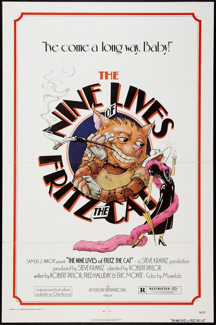 the nine lives of fritz the cat 570124464 large - Las Nueve Vidas de Fritz el Gato Dvdrip VOSE (1974) Animación