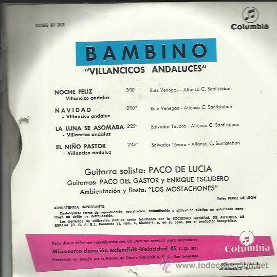 49023949 25372817 - Bambino - Villancicos (Single COLUMBIA, 1963)