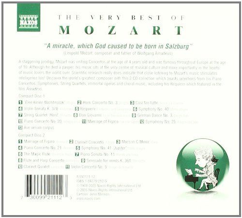 51Ko5nyriVL - Mozart - The Very Best Of Mozart [2 CDs]