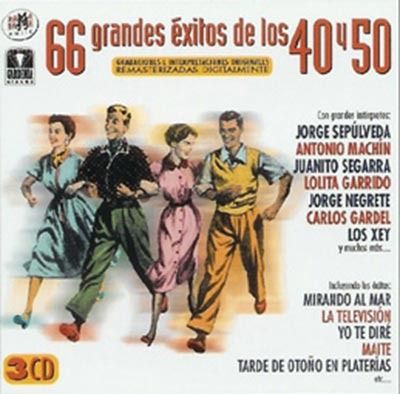 66grandesexitosdelos40y50 - 66 GRANDES ÉXITOS DE LOS AÑOS 40 y 50 VA (3 CDS)