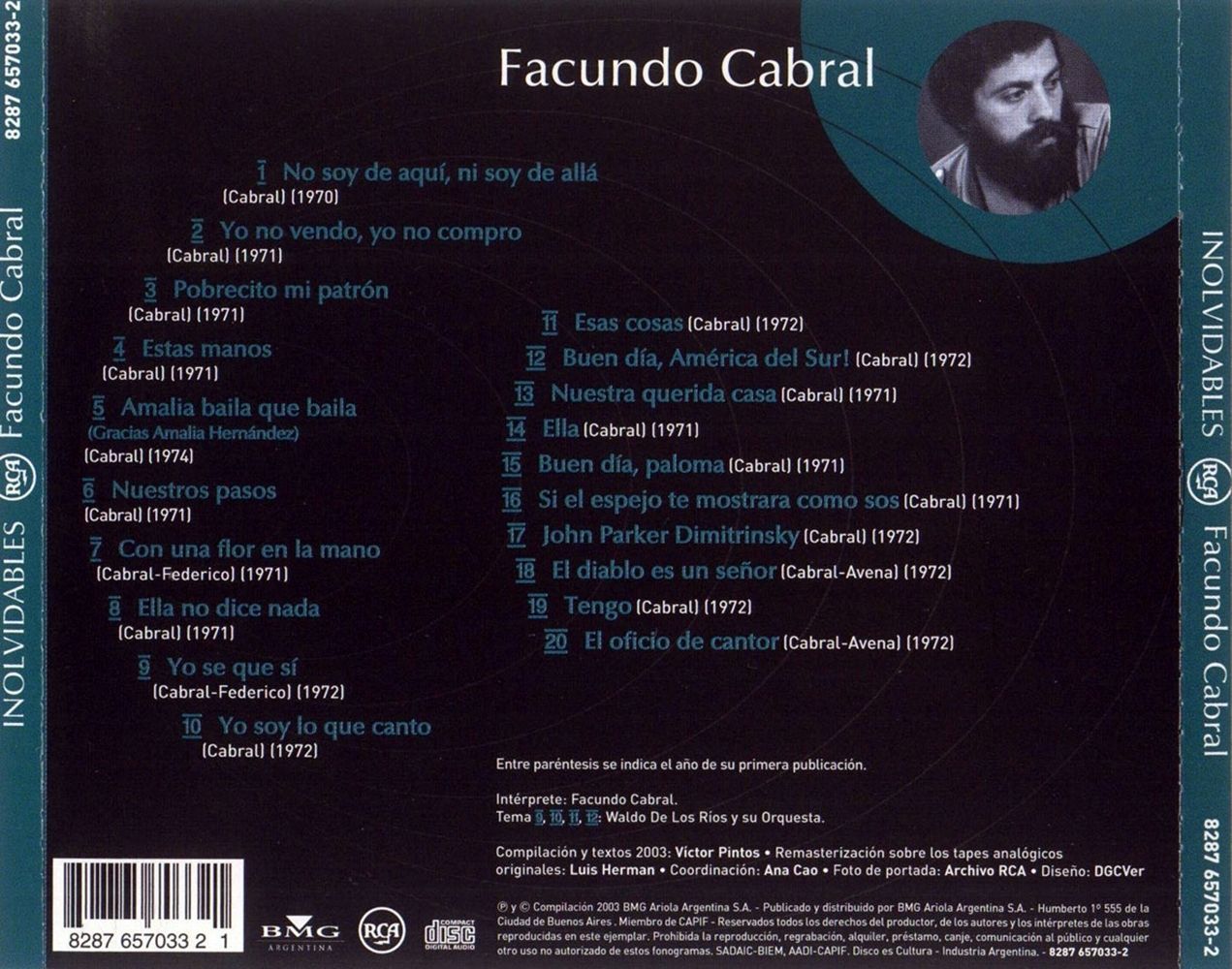 Back - Facundo Cabral: Discografia